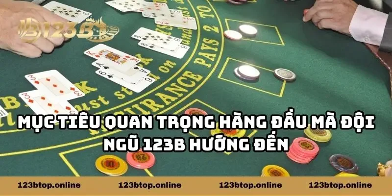 Mục tiêu quan trọng hàng đầu mà đội ngũ 123b hướng đến