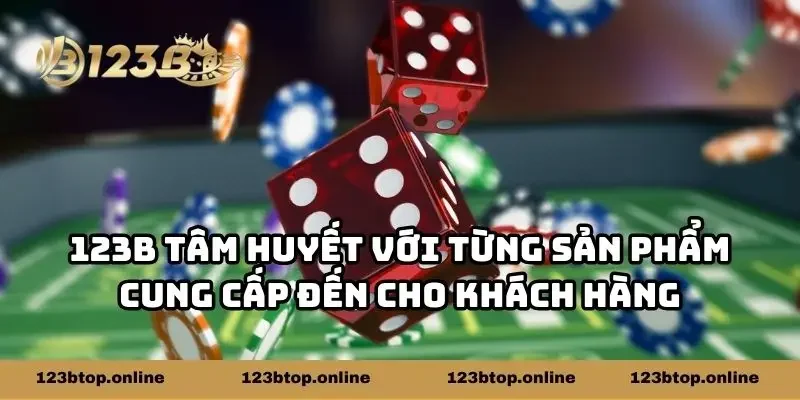123b tâm huyết với từng sản phẩm cung cấp đến cho khách hàng