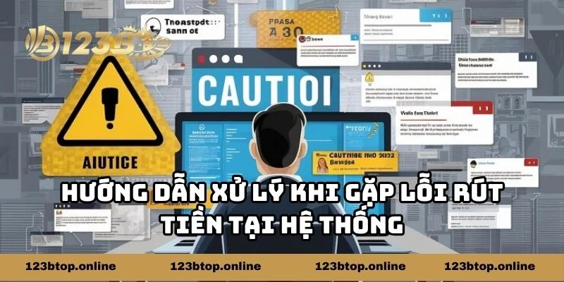 Hướng dẫn xử lý khi gặp lỗi rút tiền tại hệ thống