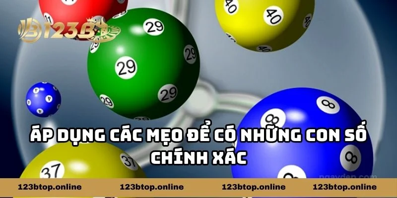 Áp dụng các mẹo để có những con số chính xác
